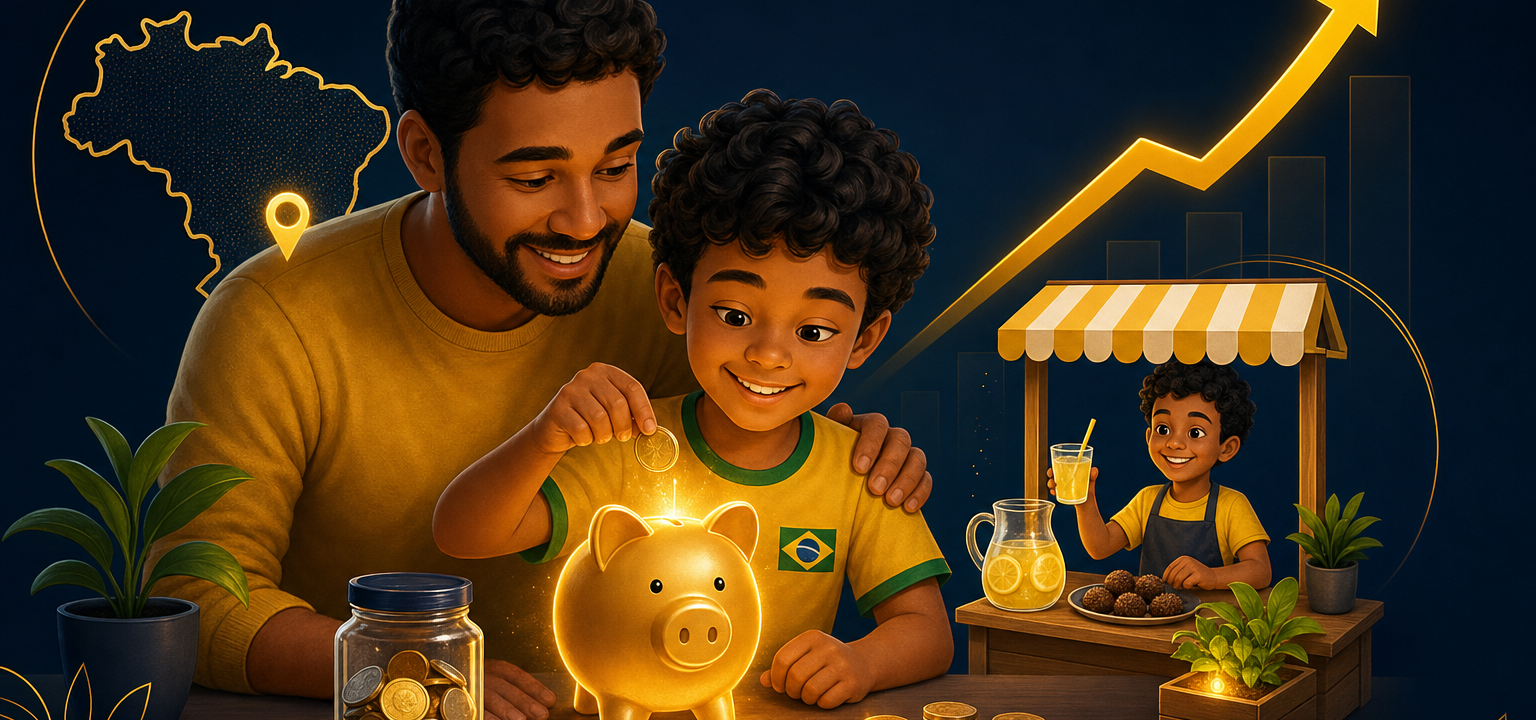 Educação financeira para crianças: o guia prático além da mesada